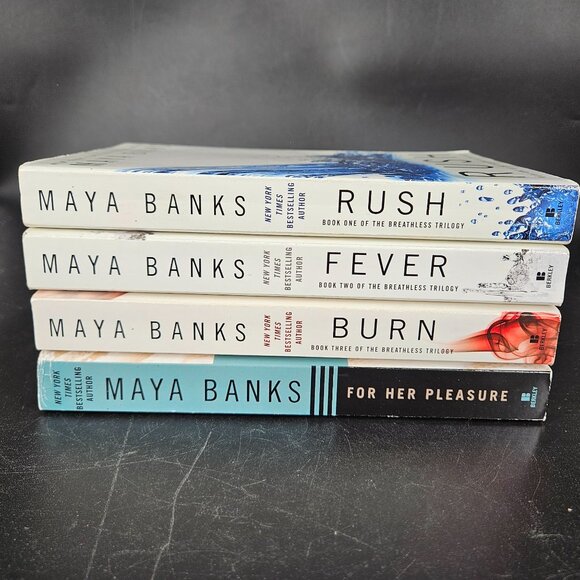 Maya Banks Book Paperback Reader Breathless Series Her Pleasure Fiction Lot 4 - Picture 10 of 13